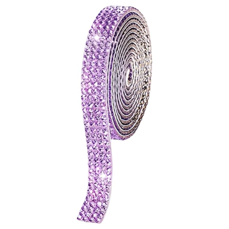 1Yard Glittering Rhinestones Ribbon 9mm Sparkling Rhinestones Ribbon for Wedding Cake Decoration Craft Embellishment