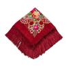 1 Pcs Fashion Big Size Square Scarf Cotton Long Tassel Print Scarf In Spring Winter Shawl For Women Floural