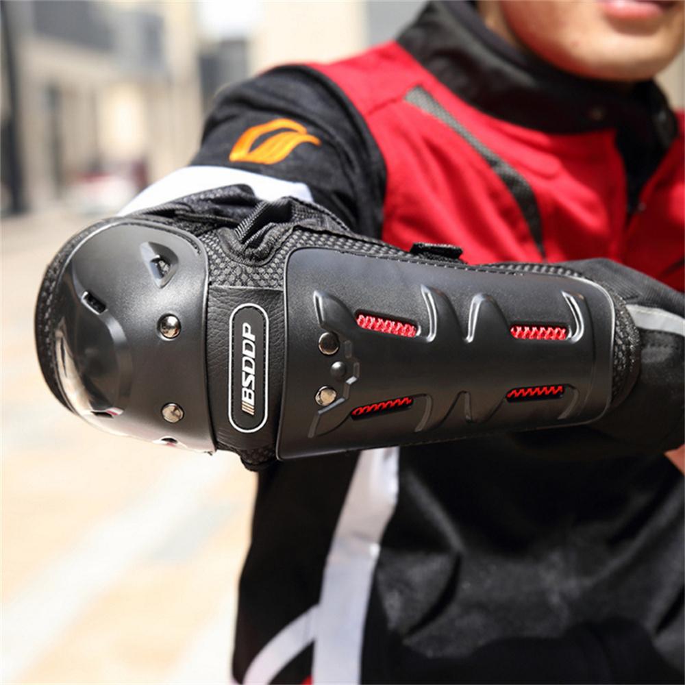 Motorcycle Atv Elbow Arm Leg Knee Shin Armor Guard Shield Cover Protector 4Pcs