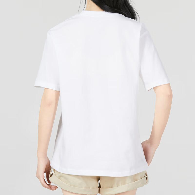 Jordan Logo Print Breathable Round Neck Short Sleeve T-Shirt Women Tops White FJ2511-100