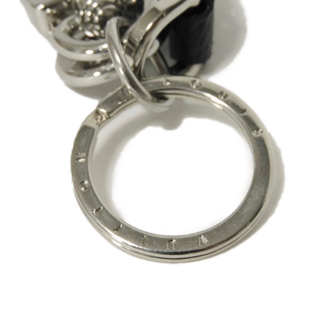 Used 12564 Porte Cle Dragone M82379 7950 Current LV logo key ring bag charm Monogram Eclipse White Men's from Japan