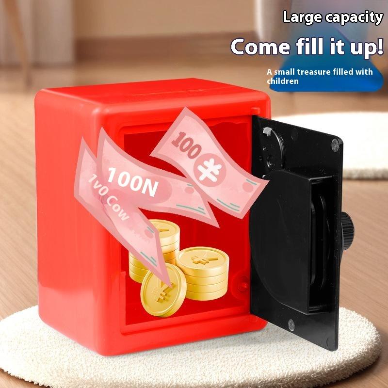 Mini Atm Money Box Creative Piggy Bank Password Digital Coins Cash Deposit Children Security Saving Safe Box Best New Year Gift