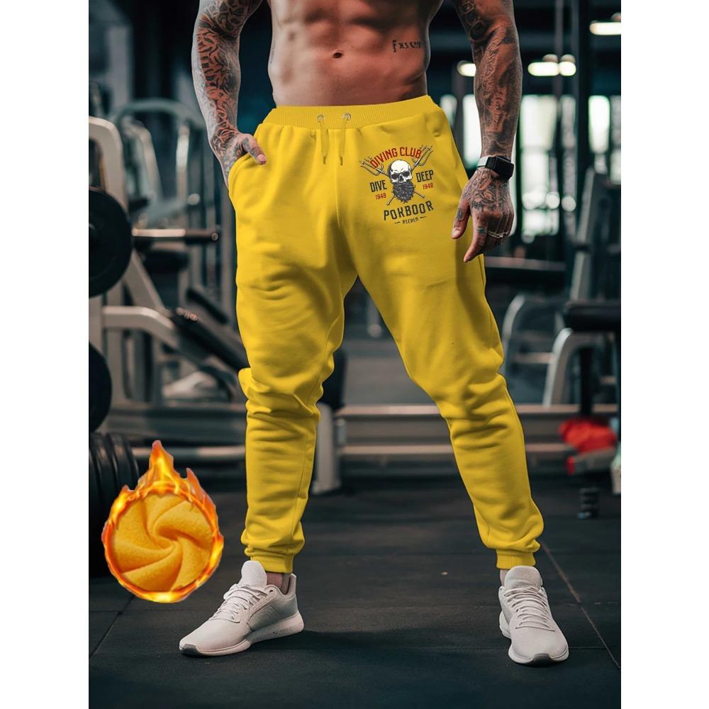 Mens Print Lounge Pants New Style Autumn Winter Male Fashion Streetwear Casual Sweatpants