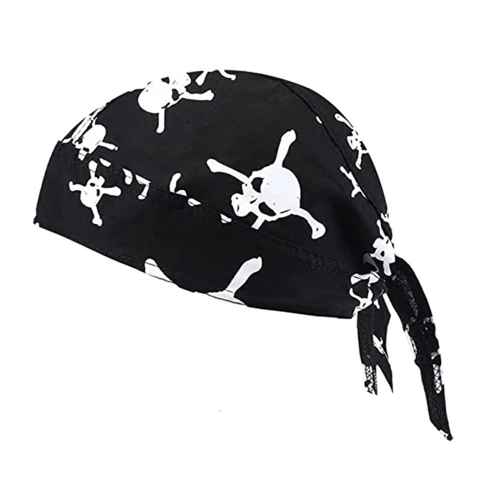 1 ks Cyklistická lebka Pirátská čepice Pásek na hlavu Bandana Pokrývka hlavy Prodyšná vložka do helmy Proti pocení UV Sportovní čelenka Šátek pro muže a ženy