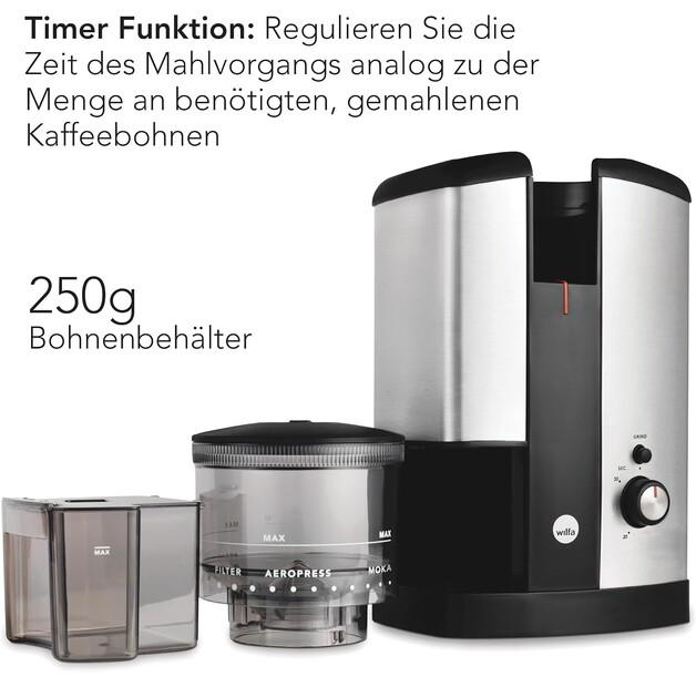 Кофемолка Wilfa WSCG-2 Classic Nymalt steel (605768)