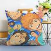 HHaikyuu Cushion Cover Washable Linen Pillowcase Soft  for Sofa Bed Cozy Home Room Decor
