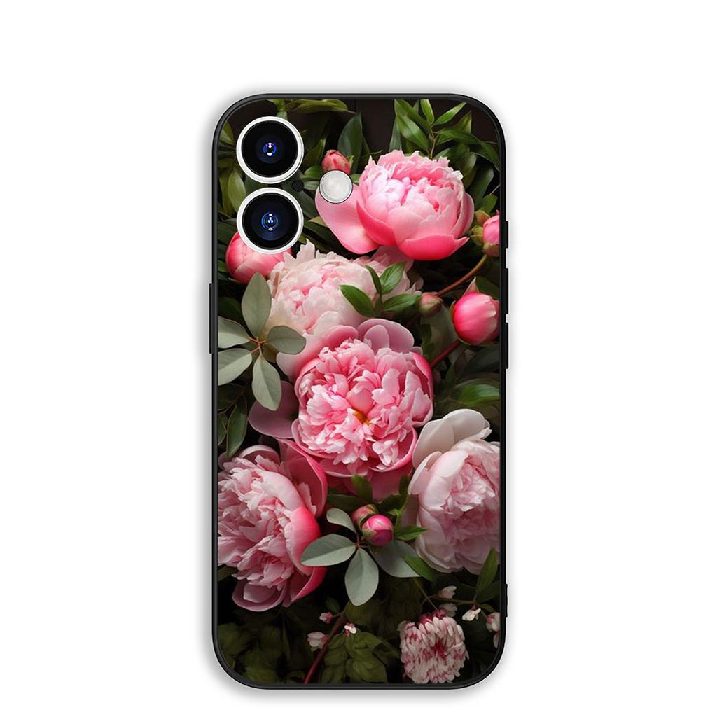 Cover for Samsung Galaxy S22 S21 S20 Fe Ultra S9 Plus + A13 A22 M21 M31 M55 M15 Phone Case Peony Rose Poppys Flower Bloom