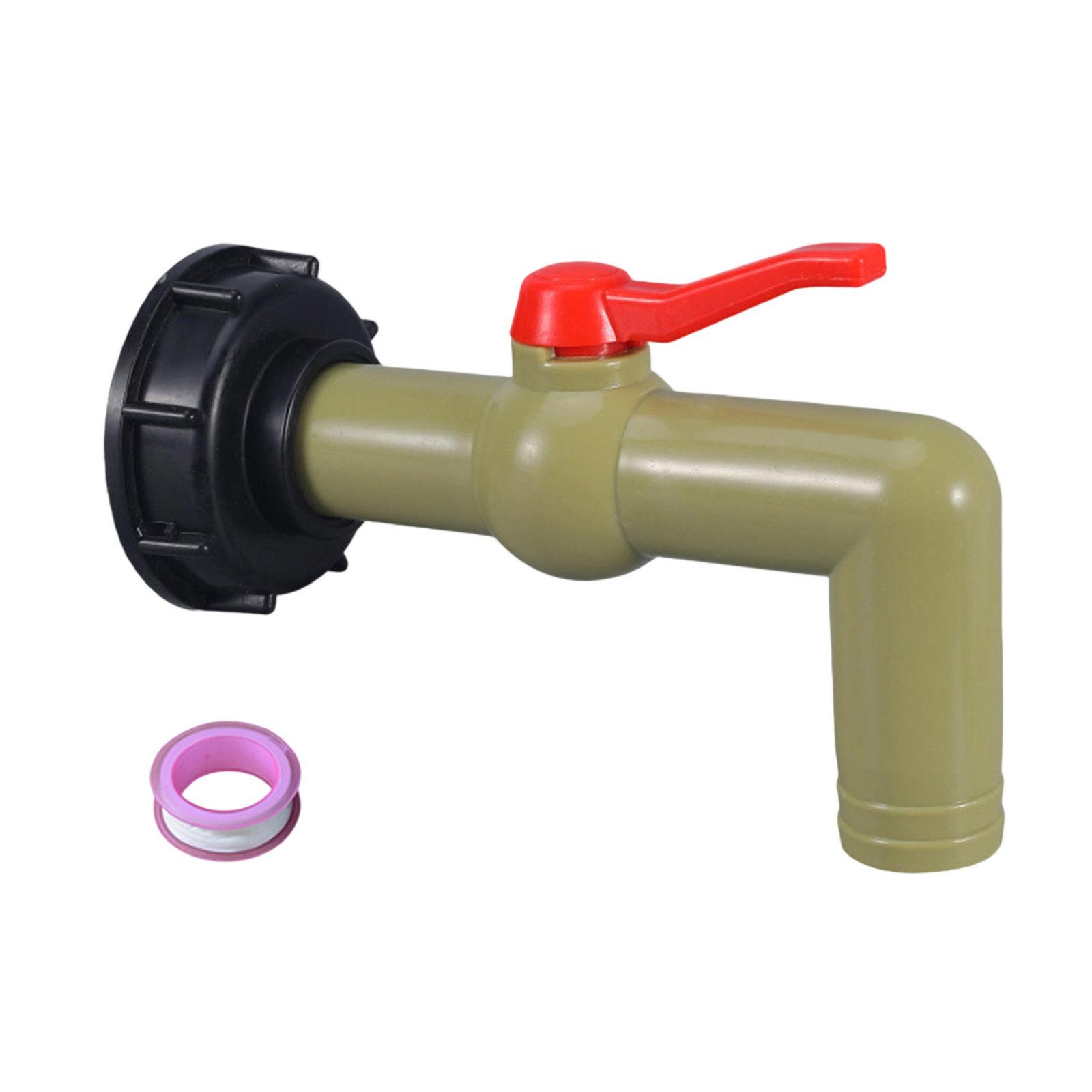 

IBC Outlet Tap Tank Accessories Tap Ball Valve 1inch Adapter Coarse Thread Outlet Tap for IBC Container Water Tank