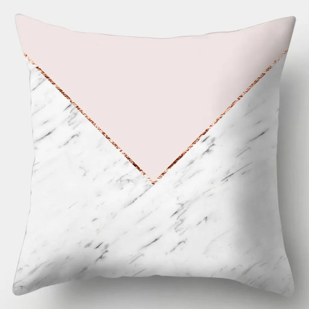 

Офис Гостиная Дом Наволочка Розовая Геометрическая Наволочка Украшения для Машины 40x40cm