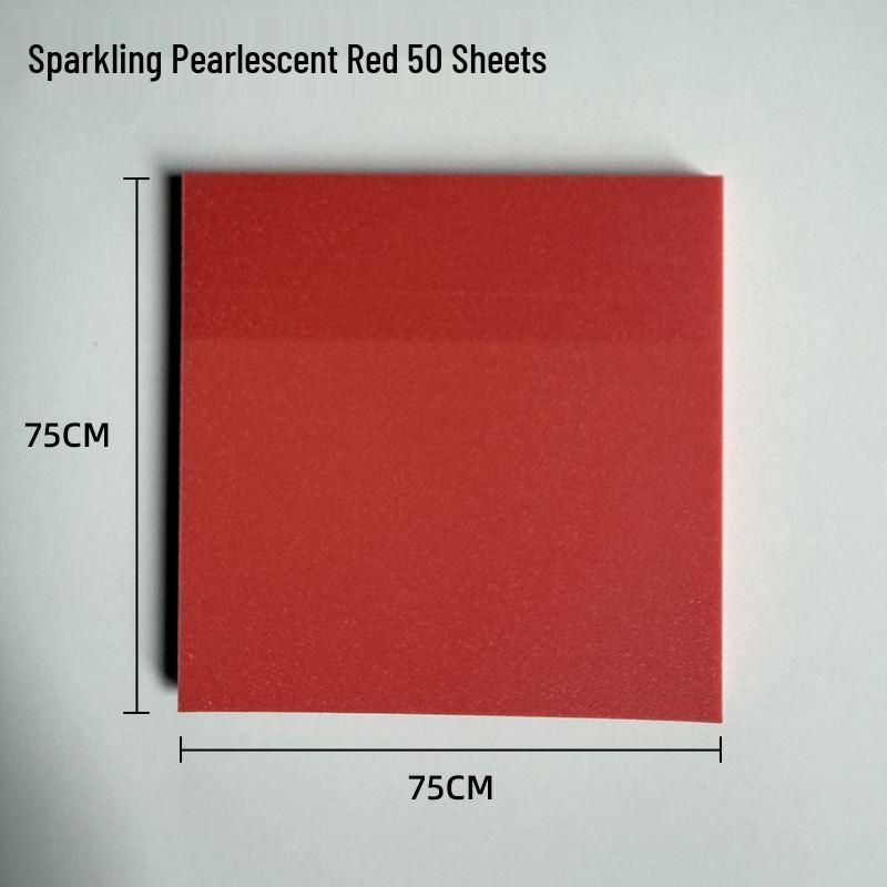 Transparent Colored PET Sticky Notes - Reusable, See-Through, Fluorescent Index Stickers
