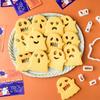 Halloween Ghost Cookie Embosser Mold Cartoon Cute Expression Cookie Cutter Set Fondant Frosting Biscuit Cake Decoration Tools