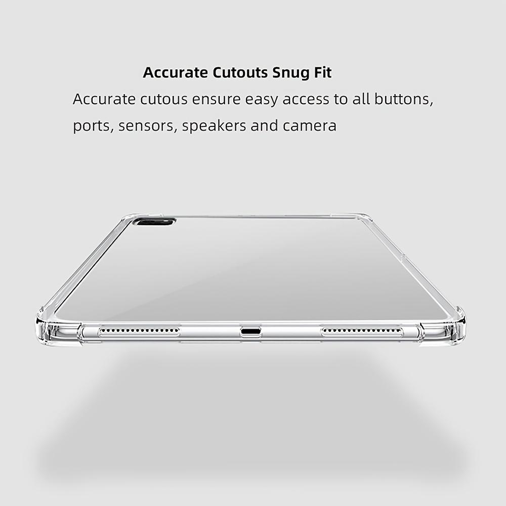 Transparent Case For Samsung Tab S10 FE A11 Plus Case Samsung Tab A9 A8 A11 8.7" S6 Lite Tab S9 FE Plus S8 S7 FE Case Cover