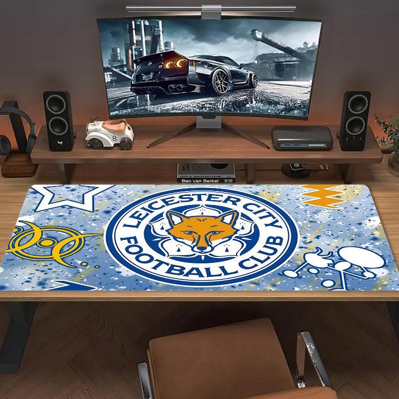Leicester City Football Club Print  Cushion Non-slip Laptop Tablet Big Mousepad XXL Mat Mini PC Playmat With Lock edge