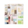 Patchwork Museum Series Vintage Gird Label Landscape Material Paper Creative DIY Junk Journal Collage Scrapbooking Stationery