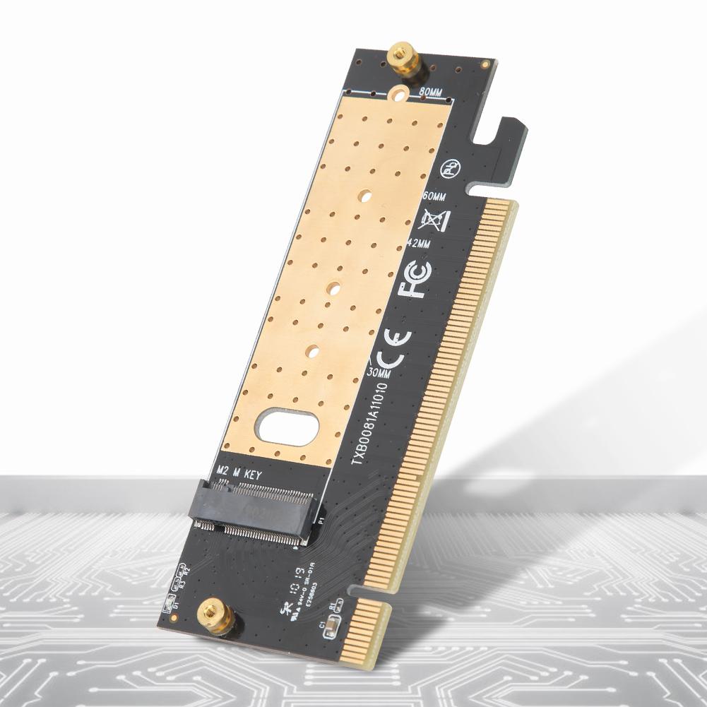 Karta Riser M.2 klucz M do interfejsu PCIE3.0 x16 SSD z radiatorem dla WindowsLinuxMAC
