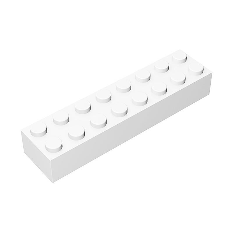 

MY OWN CREATION 10PCS 3007 2x8 Building Blocks 93888 High Tech Plate House Castle Blocks Learning Particle Idea Toy Children Xmas Gifts