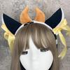 Deer/Elephant/Cheetah/Bear/Dog/Leopard Costume Set Ear Headbands Tail Bows Halloween Christmas Animal Cosplays Costume