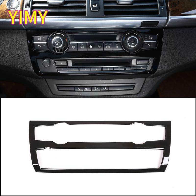 For BMW X5 X6 E70 E71 2008-2013 ABS Plastic Car Styling Gear Shift Central Control Panel Air Vent Outlet Cover Interior