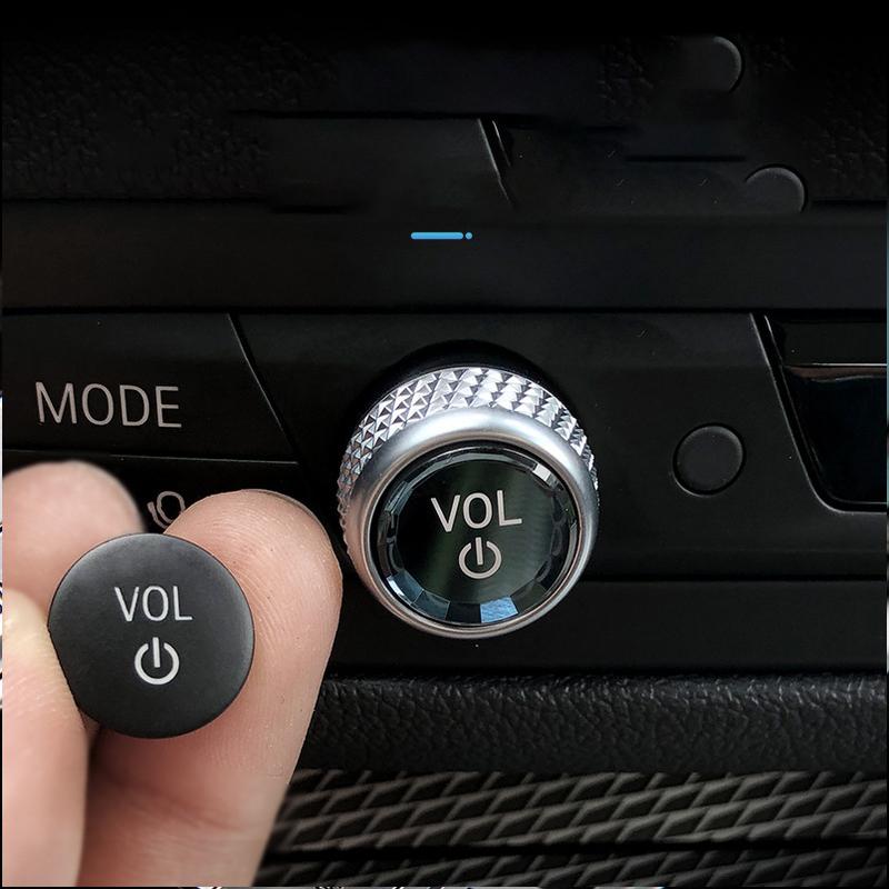 Crystal Car Volume & AC Control Knob Cover For BMW F30 F10 F25 F15 F02 G30 G01 G02 Interior Trim Mouldings Accessories