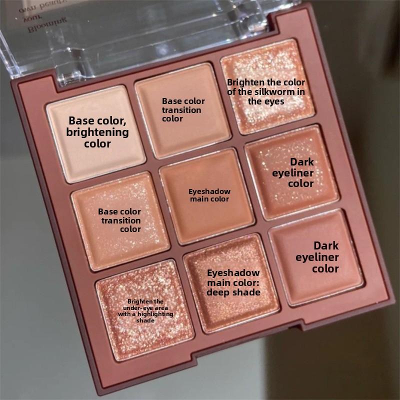 Multi-Functional Seven-Color Matte Earth Tone Eyeshadow Palette for All Skin Types