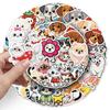 56 Cute Kawaii Cartoon Cat & Dog Stickers: Creative Decor for Water Cups, Refrigerators & Planners