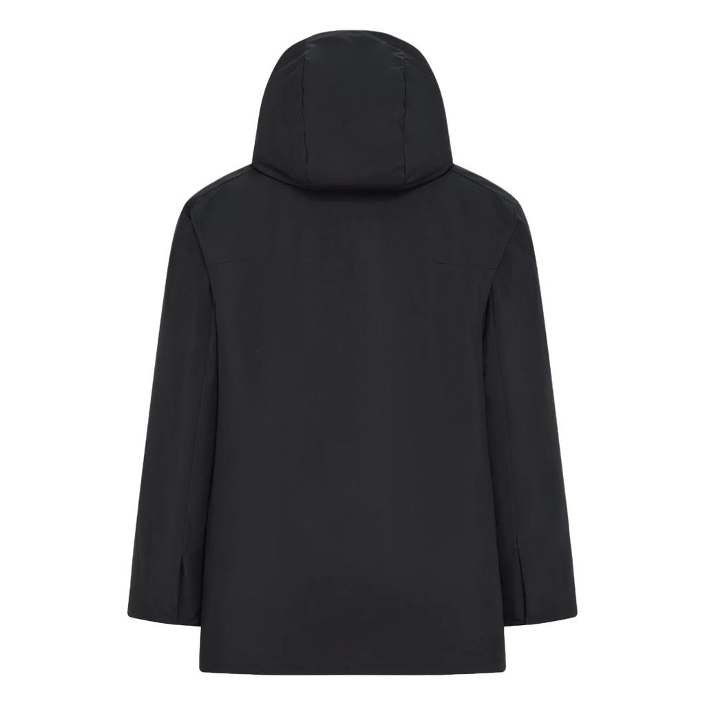 adidas Down Coats Men's Black Hooded Non Detachable Moderate KW4710
