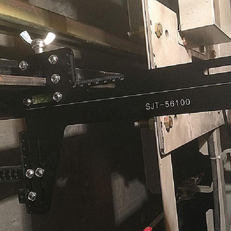 Elevator Guide Rails Stainless Steel Lift Marking Ruler Single Track Elevator Guide Rail Gauge School Board For Positioning