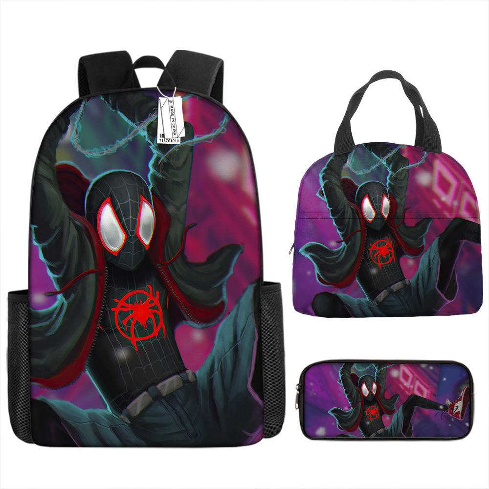 Backpack Elementary School Bag Children'S Lunch Bag Pencil Case Three-Piece Set