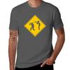 Funny Warning Sign Trombone T-Shirt korean fashion essential t shirt anime t shirts anime clothes black t-shirts for men