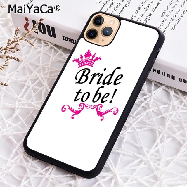 PersonaliSE2020d Wedding Bride Soon To Be Phone Case For iPhone 17 Air 16 16e 15 Plus 11 12 13 14 Pro Max Coque