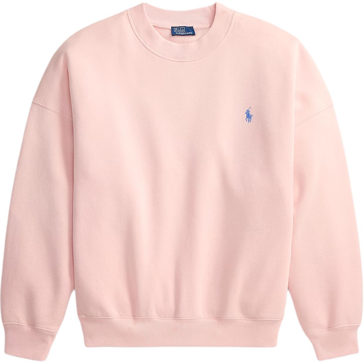 

Polo Ralph Lauren Флисовая толстовка с круглым вырезом и длинным рукавом Свободный крой Женская толстовка 211A96258-002 S