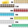 Automotive Fuses Auto Car Micro II 2 Blade Fuse Upgraded Kit Assortment | 5A 7.5A 10A 15A 20A 25A 30A ATO ATC 50 Pieces for SUV Truck RV
