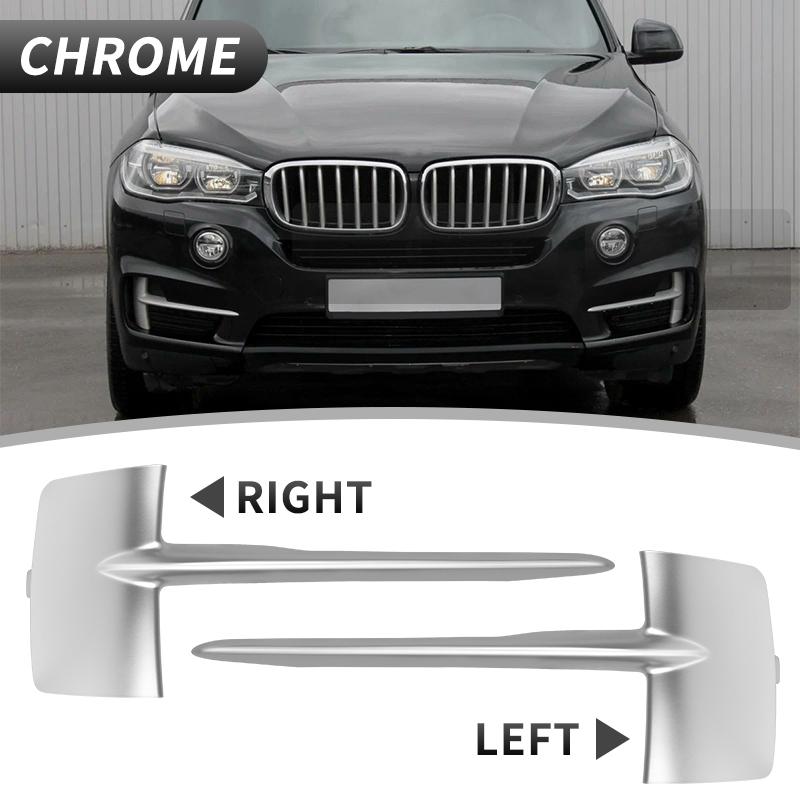 51117303113 51117303114 Front Bumper Grille Trim Molding ABS For BMW X5 F15 35i 35ix 35dx 40ex 2014 2015 2016 2017 Matte Silver
