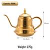 Korean Style Stainless Steel Teapot with Fine Spout and Filter - Large Capacity for Brewing Tea in Restaurants and Hotels