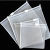 20/40pcs Frosted EVA Zipper Bags Semi Transparent Ear Stud Ring Necklace Storage Bags Reusable Dustproof Travel Organizers