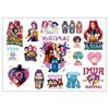 Kpop Witch Hunters Children'S Cartoon Tattoo Sticker Cute Color Girl Group Cos Transfer Sticker