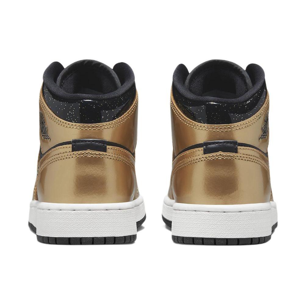 Jordan 1 Mid SE Metaliczne Złoto Czarne GS DR6967-071