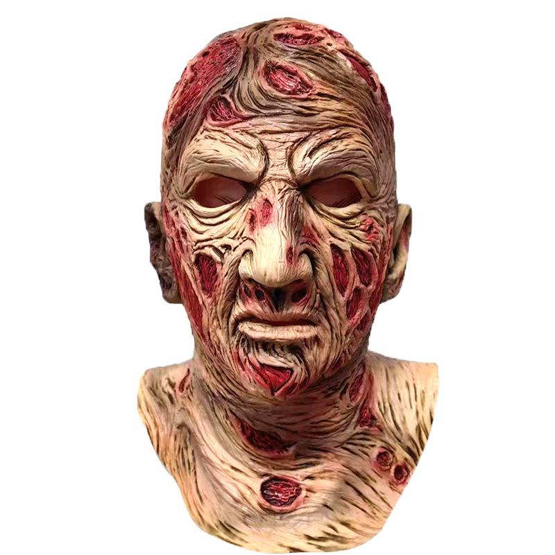 Freddy mask Halloween horror movie latex human face ghost mask Jason Freddy Mask