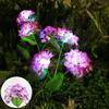 Solar 3 Heads Hydrangea Ground Lamps Outdoor Simulation LED Flower Stake Lights Waterproof Garden Party Decor