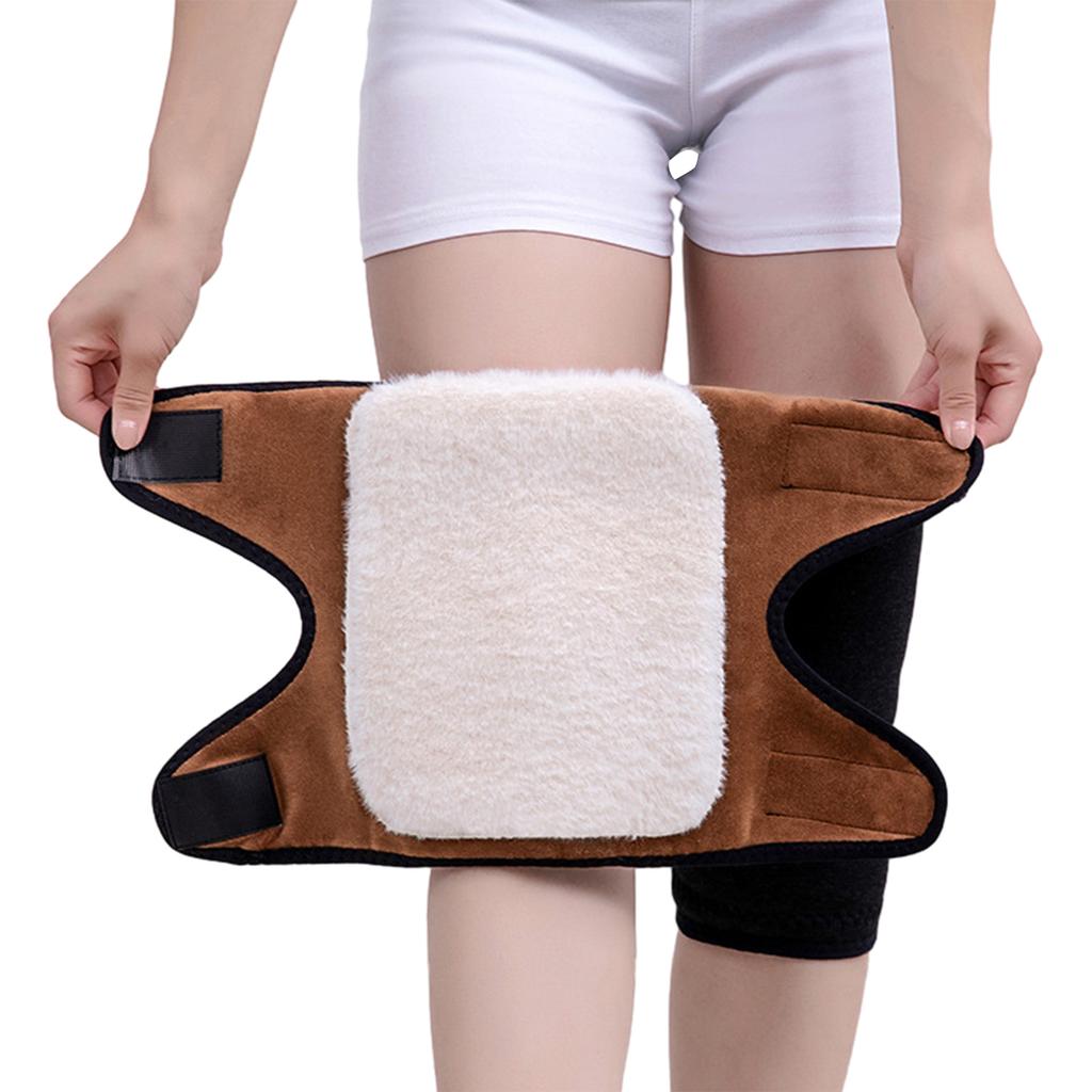 Velvets Widened Warming Knee Braces Breathable Thermal Knee Pad For Outdoor Indoor