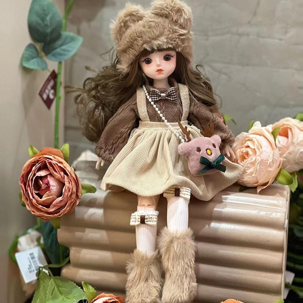 Mori High-value 30cm Doll 6 Points BJD Baby Clothes Set Girl Doll Princess Doll Toy