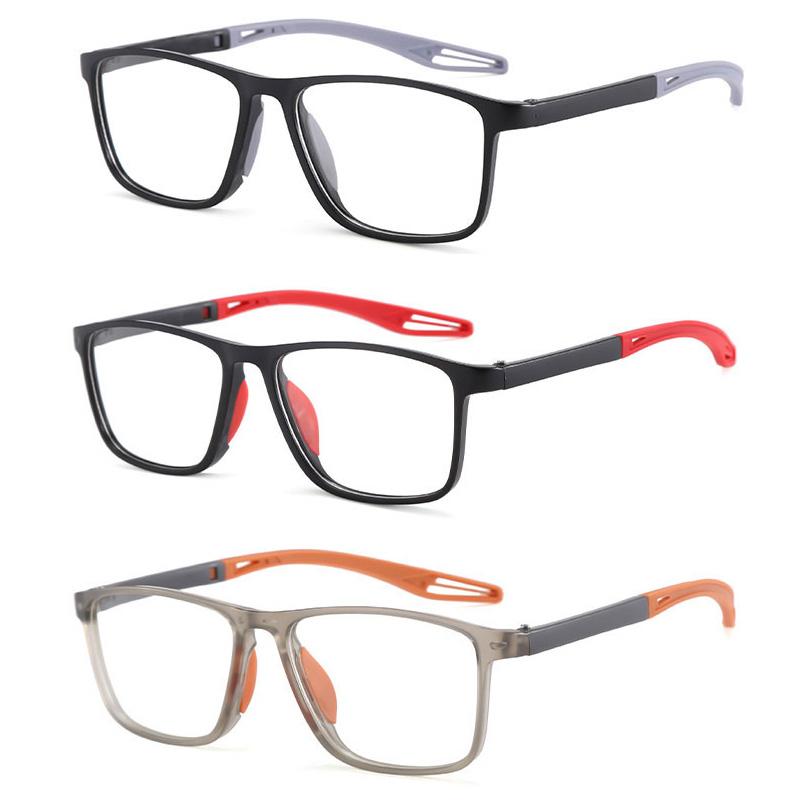 

3PCS Fashion Classic Business Reading Glasses Men Square Frame Readers Eyewear Ultra Light Lens Presbyopia Glasses +1.0 To 4.0 +300