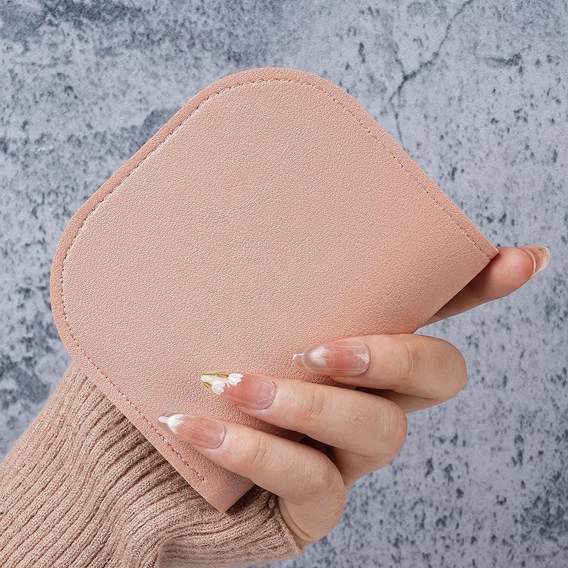 1 Stück Tragbare Reißverschluss Kurze Geldbörse Mini Multi-Karten Münzbörse Einfarbige Multifunktionale Pu-Leder Kartenhalter Clutch