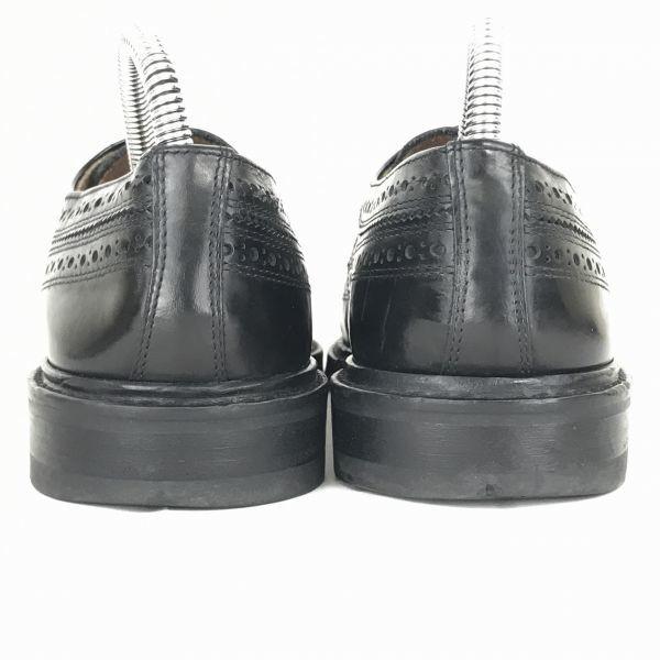 Germany Lloyd Heavy Leather Wingtip 26 Black American Brogue Dress Shoes Business(USED)