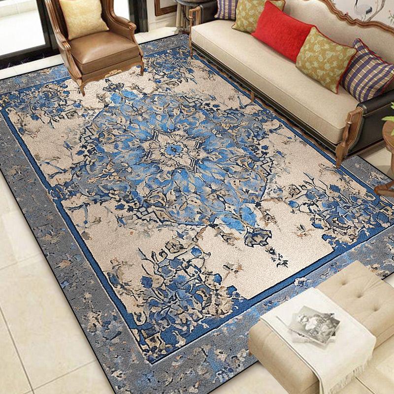 American Style Easy Clean Carpets Living Room Persia Decoration Large Area Rugs Washable Soft Bedroom Lounge Non-slip Floor Mat