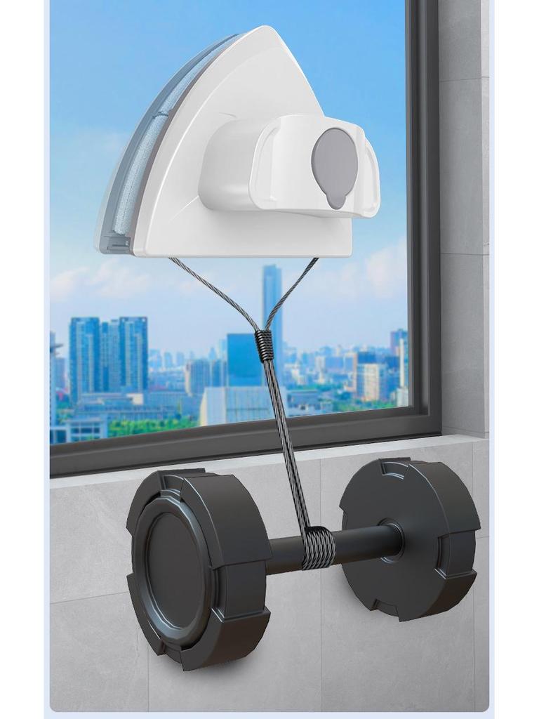 Double-Sided Water-Holding Glass Wiper for High-Rise Windows - Professional Home Cleaning Tool