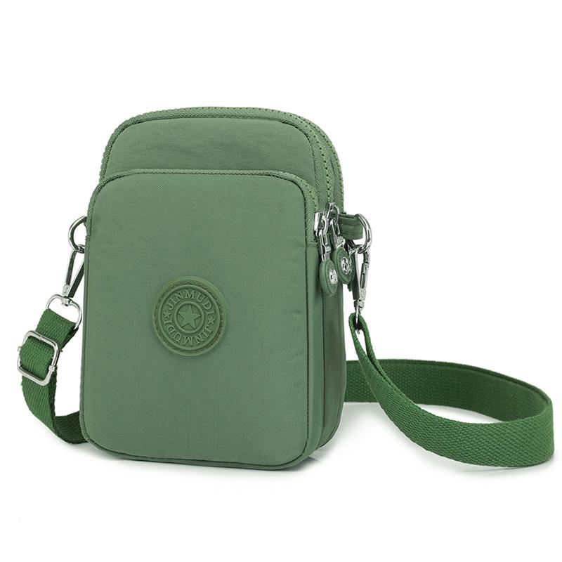 Women's Mini Crossbody Phone Bag - 2025 Multi-layer Oxford Cloth Compact Shoulder Bag