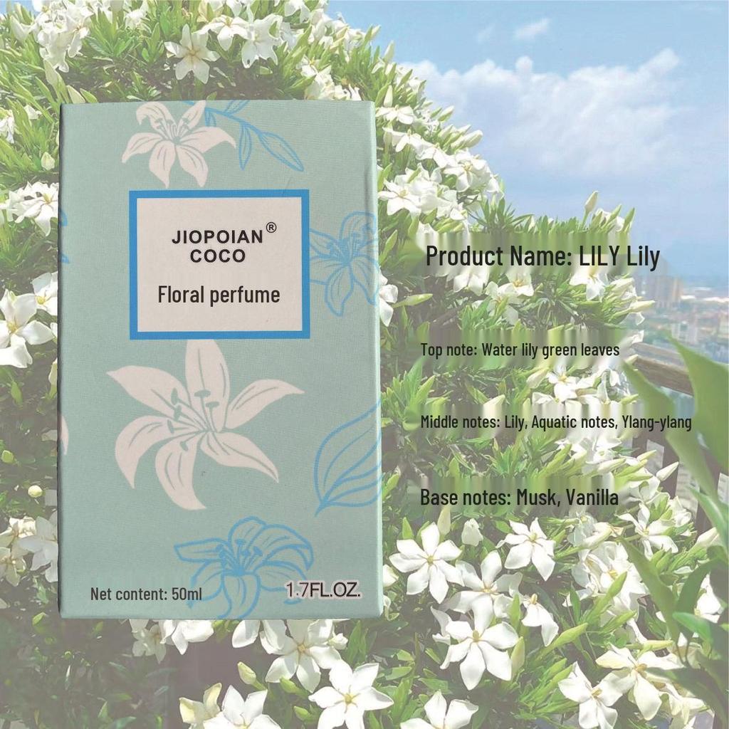 COCOSILIYA Women's Floral Perfume - Gardenia, Jasmine, Rose & Lavender, Eau de Toilette, Fresh & Long-Lasting.