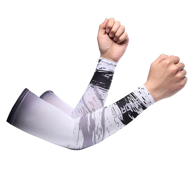 

Рукава из ледяного шелка с солнцезащитным кремом, манжеты с защитой от ультрафиолета, нарукавники, противоскользящие, для мужчин и женщин, длинные перчатки для активного отдыха, для велоспорта, козырек