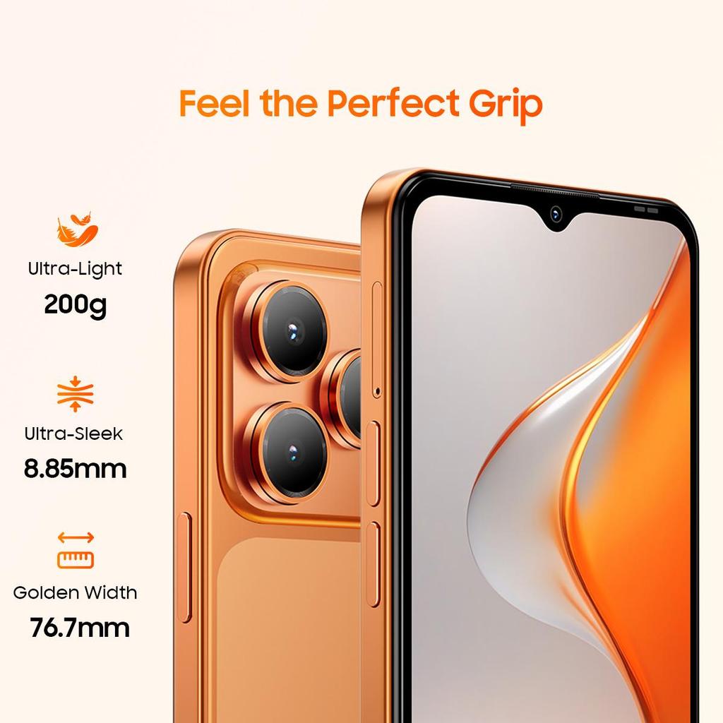 Blackview WAVE 7C 4G AI Smartphone 16GB+128GB 6.56" Android 16 5000mAh Mobiele Telefoon